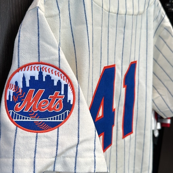Tom Seaver New York Mets Mitchell & Ness 1969 Cooperstown Authentic Jersey - Picture 8 of 9